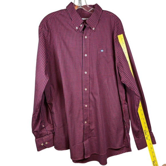 Southern Tide Shemwood Plaid Skipjack Long Sleeve Woven Shirt, Size XL - Picture 9 of 11